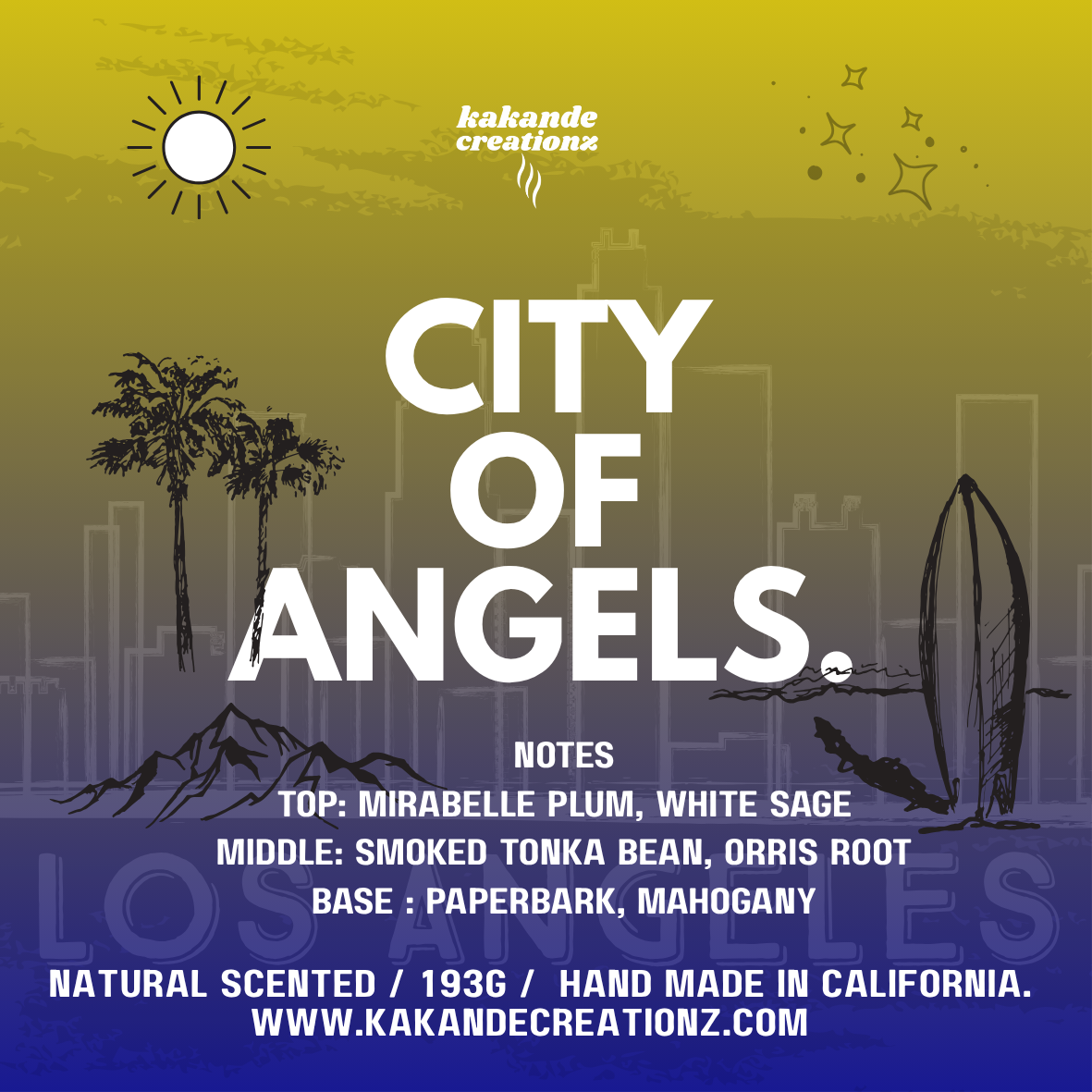 City Of Angels Candle.